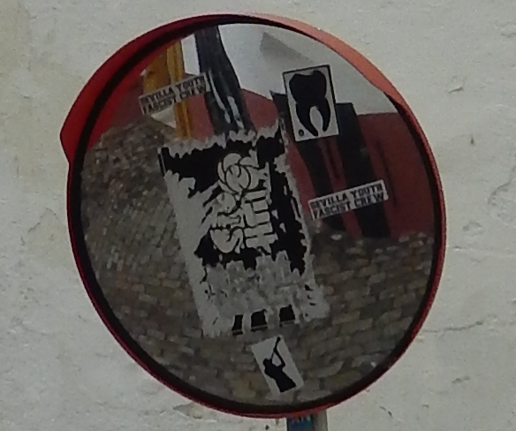 Coin de mur à – esquina en – Sevilla